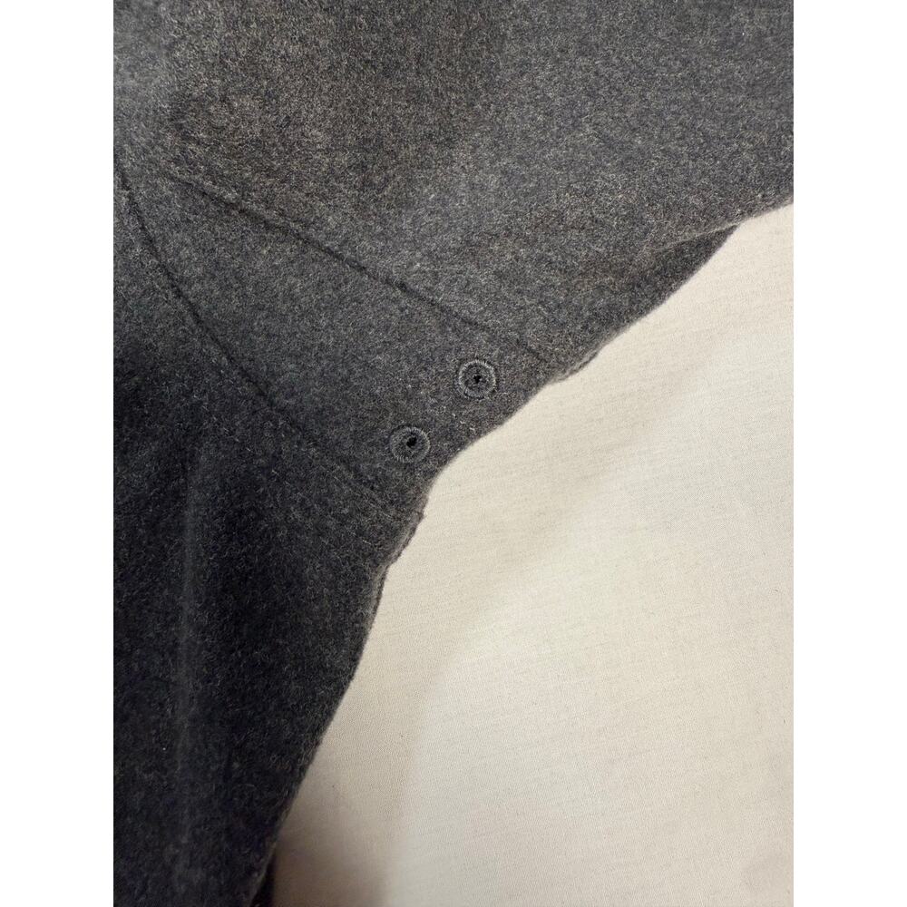 GIASONE Mens Gray Button Up Shirt Jacket Heavyweight Size XL - Picture 5 of 13